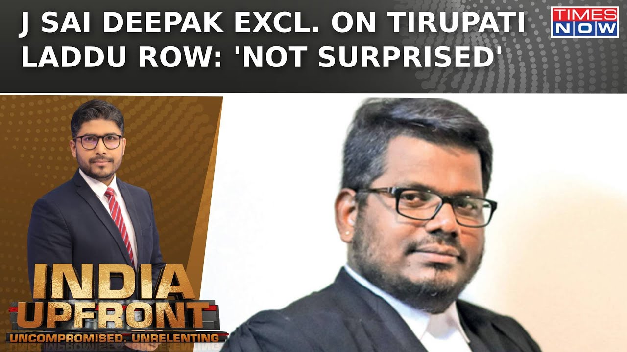 Tirumala Laddu Row: J Sai Deepak, SC Advocate, Exclusive On Traces Of Foreign Fat In Tirupati Laddus