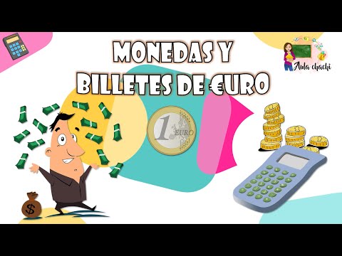 Monedas y billetes de euro. Valor y suma de dinero | Aula chachi - Vídeos educativos para niños
