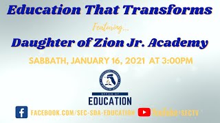 Education That Transforms Jan 16 2020
