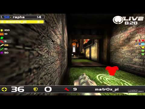 rapha vs matr0x - DreamHack Winter 2013 Group D Round 7 (Quake Live VOD)