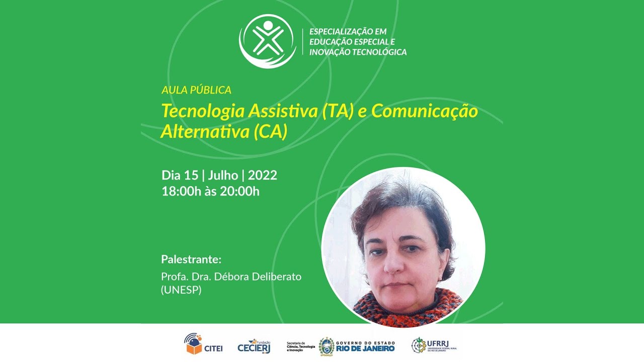 🔹 Tecnologia Assistiva (TA) e Comunicação Alternativa (CA)