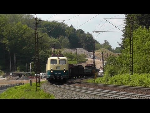 Abschied von der Spessartrampe mit viel Dampf und zwei Krokodilen