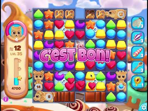 Cookie Jam Blast Level 35 - 2 stars