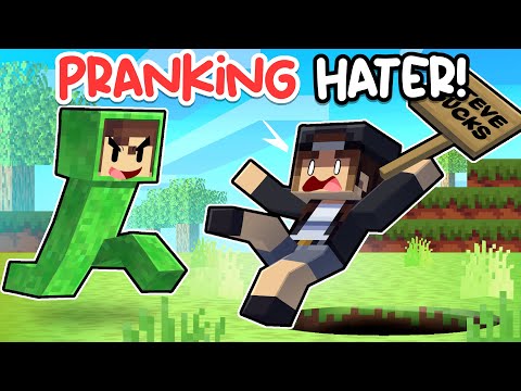 7 Ways To Prank My HATER In Minecraft!