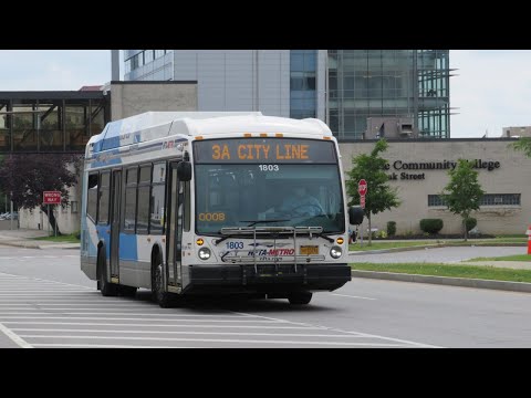 NFTA Metro Ride Route 19 Outbound Bus 1803 - 2018 Novabus LFS CNG