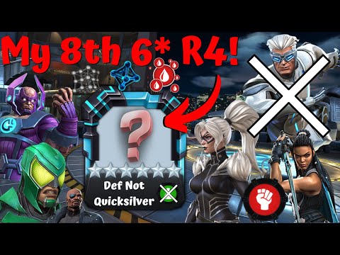 MY 8TH 6-STAR RANK 4 CHAMP! Definitely Not Quicksilver! First R4 Skill?! - Marvel Contest of Champs