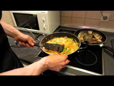 Sven´s Fitness Küche / Neues Kochvideo im Januar Lachs mit Gemüse