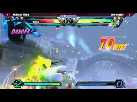 Final Round 18 - UMVC3 - Top 8 - EG Justin Wong vs KIT Cloud805