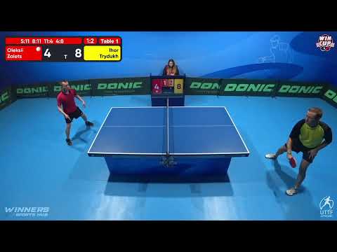 09:00 Oleksii Zaiets 1-3 Ihor Trydukh West 1 WIN CUP 07.11.2022 | TABLE TENNIS WINCUP