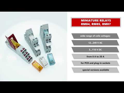  Miniature Relays RM84 RELPOL / Przekaźniki miniaturowe RM84 RELPOL - zdjęcie