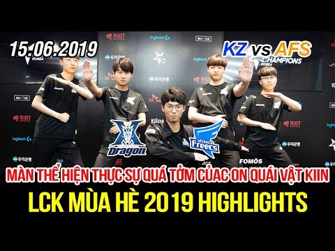[LCK 2019] KZ vs AFS FULL Highlights | Con "quái vật" Kiin đánh quá tởm, màn lật kèo mãn nhãn
