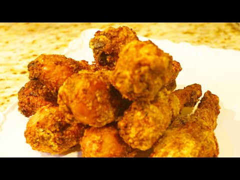 KFC Extra Crispy Healthier Southern Fried Chicken [CORN MEAL Coated Crunchy] 7-secret herbs & spices