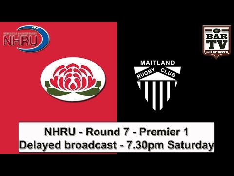 2015 NHRU - Round 7 - Premier 1 - Delayed broadcast - Waratah v Maitland