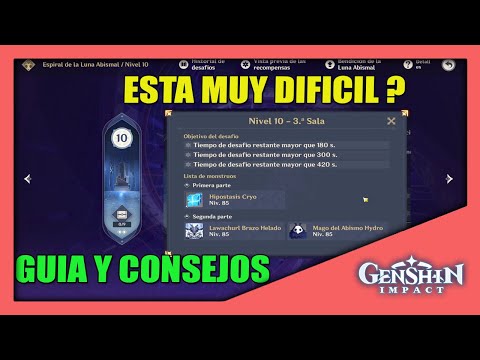 Guia y consejos ABISMO Piso 10 - 9 estrellas ( ESTA DIFICIL ? )  Opinion   GENSHIN IMPACT