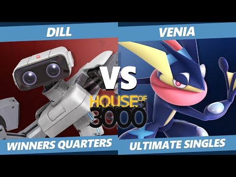 Smash Ultimate Tournament - Dill (ROB) Vs. Venia (Greninja) SSBU Xeno 175 Winners Quarters