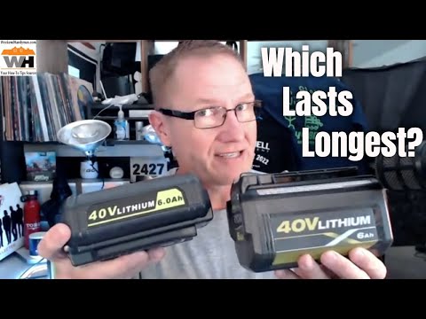 Comparing Ryobi 40 volt 6Ah Battery to Compatible Version off Amazon #RyobiTools @RYOBITOOLSUSA