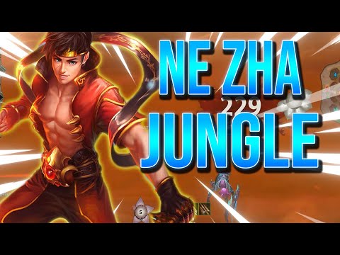 Smite - Ne Zha 400 Power w/Heartseeker (Jungle Gameplay)