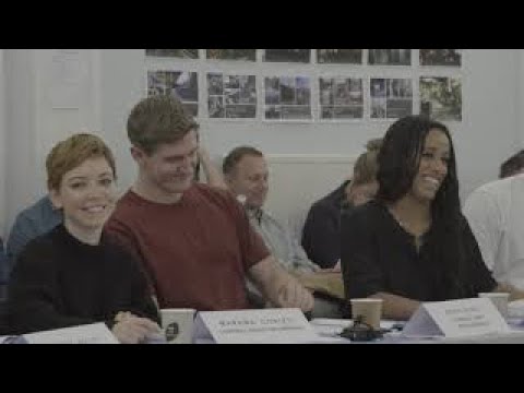 Thumbnail of the video: Marama Corlett, Adam Hugill and Lara Rossi at the first Watch Readthrough
