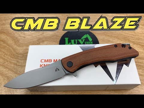 CMB Blaze / includes disassembly / 2 flipper options in one affordable knife