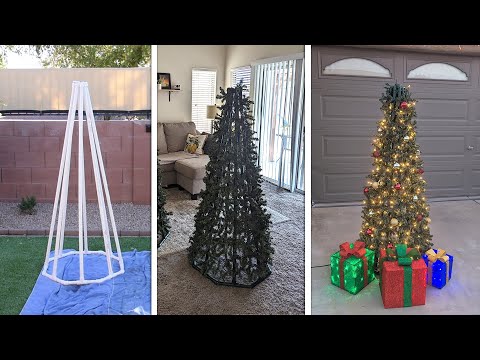 I Built A Christmas Tree out of PVC Pipe