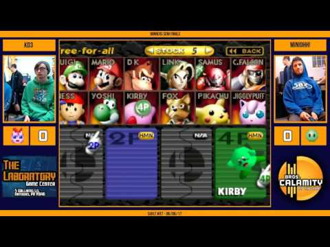 S@LT #87  KD3 Puff, Falcon, Pika vs Miniohh! Kirby   Winners Semi Finals   SSB64 Singles