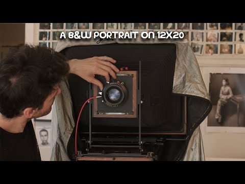 A B&W Environmental Portrait on 12x20 - Large Format Friday