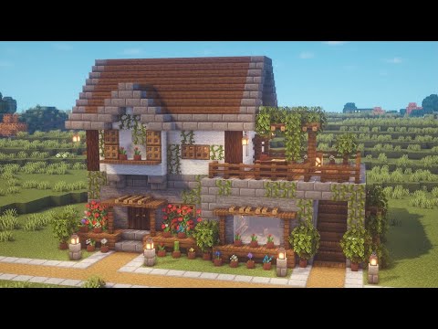 Minecraft | How to Build a Farmhouse | Tutorial