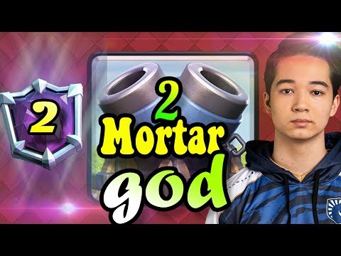 Egor , Makarious 2  Mortar God Best gameplays Ever- Clash Royale