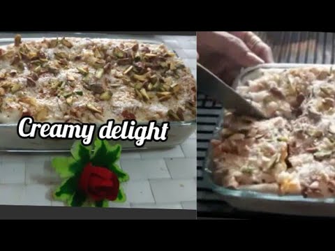 Creamy delight|tastes like icecream|tastes like cake|tastes like rajbhog|all in one sweet dish