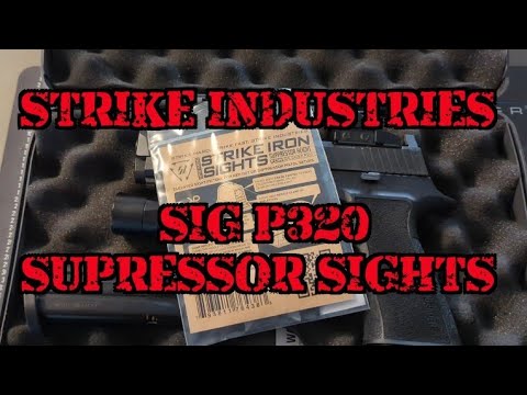 Strike Industries P320 Supressor Sights