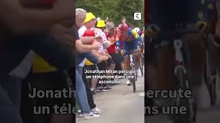 🤳😳 Attention aux téléphones sur le Tour de France ! #tdf2025 #shorts #tourdefrance