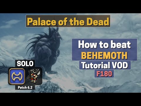 Solo Palace of the Dead (PotD) Warrior (WAR) 180 (Behemoth) Guide