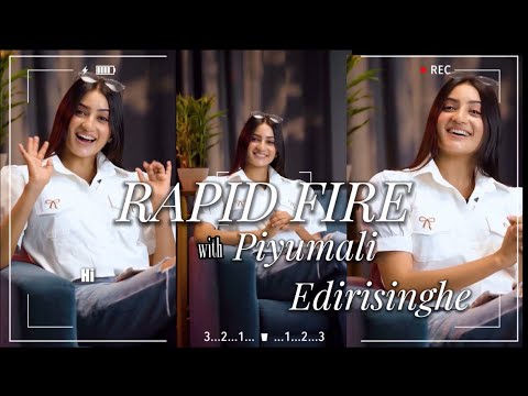 🔥 Rapid Fire with Piyumali Edirisinge | Beauty Secrets, Gossip & The Glow Behind Lia Gold!