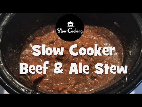A Hearty Slow Cooker Beef and Ale Stew