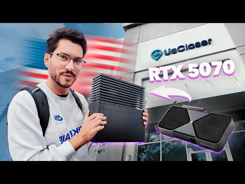 Comprei uma RTX 5070 no EBAY para o Mini PC e fui buscar na USCloser em Orlando!