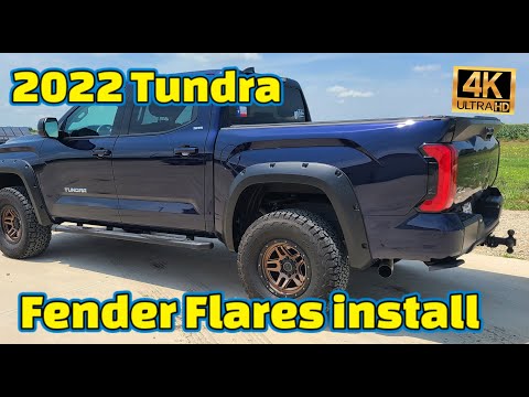 2022 + Toyota Tundra Fender flares install
