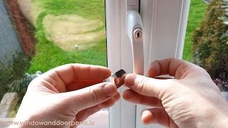 How to open a locked or broken window handle