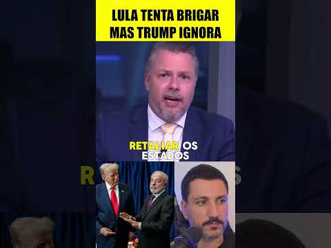 DONALD TRUMP IGNORA PROVOCAÇÕES DE LULA
