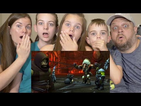 Thrall Meets Jaina Baine's Execution Cinematics | WoW Family Reaction