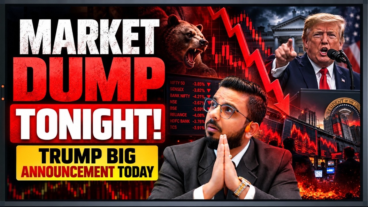 MARKET DUMP TONIGHT! 🚨 | TRUMP BIG ANNOUNCEMENT TODAY