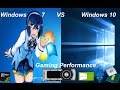 Windows 10 VS Windows 7 Gaming performance ...