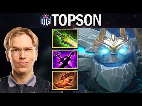 OG.TOPSON TINY WITH SANGE & KAYA - DOTA 2 7.28 GAMEPLAY