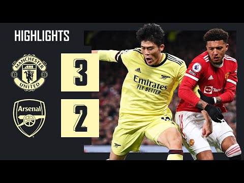 HIGHLIGHTS | Manchester United vs Arsenal (3-2) | Premier League | Smith Rowe, Odegaard