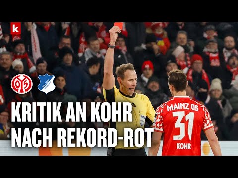Kohrs "glasklare Rote Karte": Das sagen Ilzer und Henriksen zum Foul | Mainz - Hoffenheim 1:1