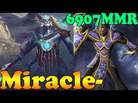 Dota 2 - Miracle- Phantom Lancer And Silencer - Ranked Match Gameplay!