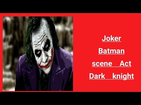 Vivaan Tiwari Dark knight joker trial scene