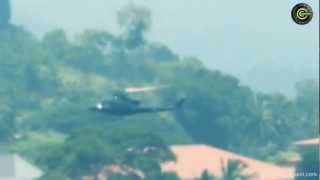 preview picture of video 'Helicopters Lands in Kandy'