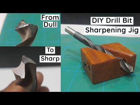 How To Sharpen Drill Bits - Drill Bit Sharpening Jig