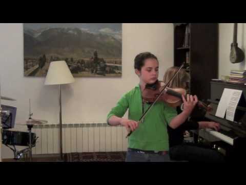 Maria Plays Accolay Violin Concerto in E Minor