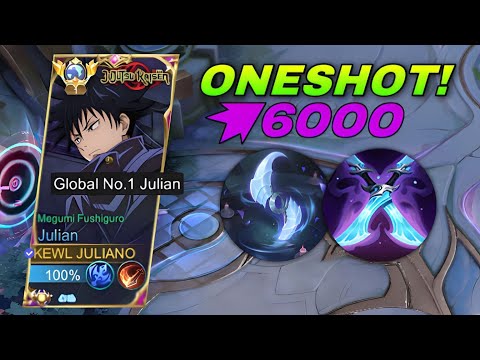 GLOBAL JULIAN BEST BUILD FOR SOLO RANKED GAME ( julian best build 2023 )